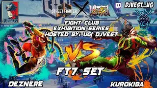 SF6 X USF4 Fight Club Exhibition Series -  Deznere VS Kurokiba FT7 Set