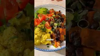 High protein sweet potato breakfast hash 🍠