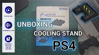Unboxing & Review Vertical Cooling Fan Charging Stand PS4