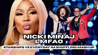 Nicki Minaj &ndash; Starships vs LMFAO &ndash; Party Rock Anthem (Shuffling Mashup Remix | Ryan Swain)