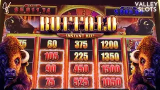 46 Free Spins on Buffalo Instant Hit Slot Machine
