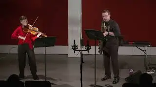 One Breath by Ross Bello performed by Ariana Mascari, Viola, and Zachary Kern, Bari Saxophone