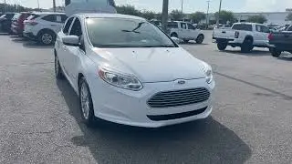 2014 Ford Focus Electric Plug in Hatchback White