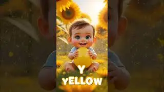 Y is for Yellow! 🟡 | Learn Colors for Toddlers | 4K 3D Animation | OpticTots #Shorts