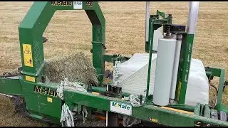 Récolte d'enrubannage : de l'herbe sur pied au ballot enrubanné
