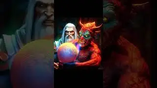 Man and demon