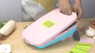 How To Use Foldable Vegetable Grater, Cutter | Stermart Marketplace