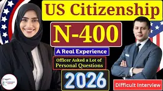 Real US citizenship test 2026. N400 US naturalization interview 2026 | New 128 Civics & Form N400-37