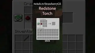 Redstone Torch - Short Shorts by StrawberryGS - Minecraft Crafting Recipe