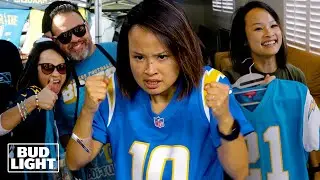 Game Day With Viral Chargers Superfan | LA Chargers