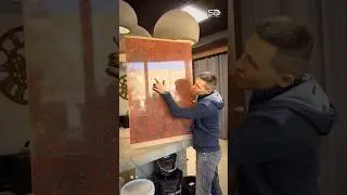 Гранит из декоративной штукатурки.