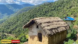 The Joyful Lifestyle of Poor But Happy People in Nepali Mountain Village | Primitive Rural Village