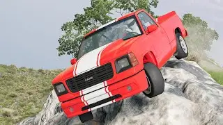Cars vs Cliff Roads #7 - BeamNG DRIVE | Pywulang Bng