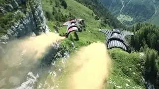 Wingsuit Flying  Extreme proximity. Порящие над землей.
