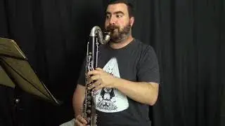 Sebastian Lee - Cello Etude Op. 31 No. 7 (on Bass Clarinet)