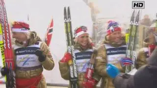 VM Woman's 4x5 Km Holmenkollen 2011 - Team Norway INTERVIEW