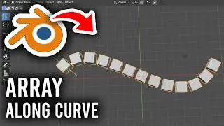 Blender: How To Array An Object Along A Curve