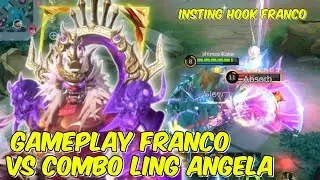 CARA MAIN FRANCO MELAWAN COMBO LING ANGELA‼️ BUILD FRANCO TERBARU !! EMBLEM FRANCO TERBARU 