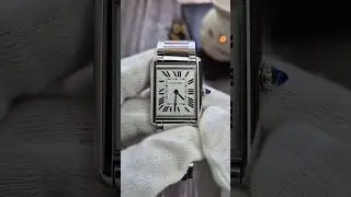 Cartier Tank Must Large on Different Straps #cartier #watch
