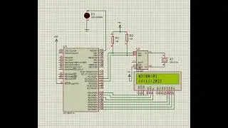 Digital alarm clock using real time clock interface through PIC16F877A
