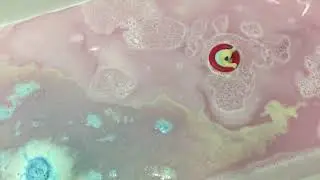 Mermaid Kiss bath bomb test