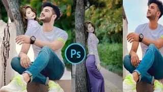Ps touch Photo Editing Background change in Mobile photo EDI ps touch