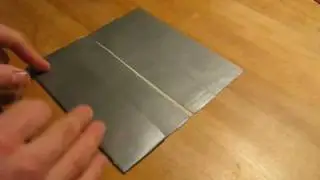 How to make a Duct tape checkbook holder
