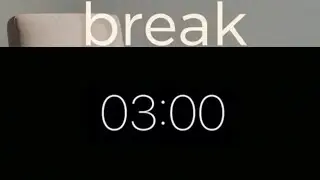 3 Minutes Countdown Timer | Break time