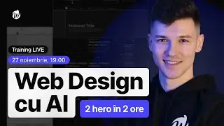 Web Design cu AI | 2 hero în 2 ore