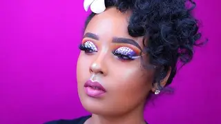 💎 Swarovski Crystal Half-Cut Crease Makeup Tutorial