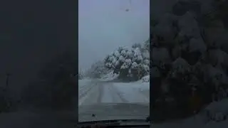 Bomb cyclone #atmosphericriver #snow #drift #driving #outdoors #automobile