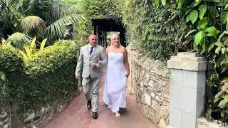 Botanical gardens wedding Gibraltar