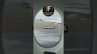 ⁉️Why airplane windows are round⁉️ #plane #engineering #didyouknow #aviation #science #shorts #wow