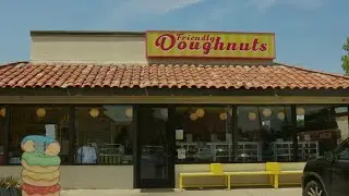 Wes Anderson Trend: Donut shop edition