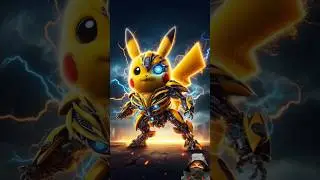 Transformer + pokemon hybrid fusion #ai #transformer #pokemon #shorts #fusion #hybrid #hybridart