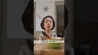 [Mini jessica tv] 5살 우동 먹방 스토리 mukbang udon