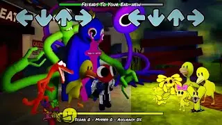 FNF Character Test  Gameplay VS Playground | New Rainbow Friends VS Yellow Color