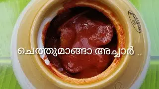ചെത്തുമാങ്ങാ അച്ചാർ / ചെത്തുമാങ്ങാക്കറി പരമ്പരാഗതരീതിയിൽ /Chethumnga Achar