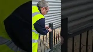 Adding the gasket to Newtechwood hand rail