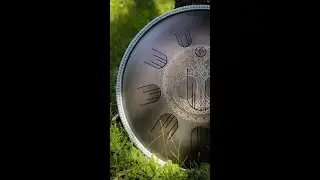 Review Novadrum 48 Stainless Steel D Celtic Minor 440Hz (tank drum, steel tongue drum, глюкофон)