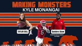 Rutgers RB Coach Damiere Shaw on Bears rookie RB Kyle Monangai