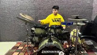 Go go power ranger megadeth (drumcover)-calvin