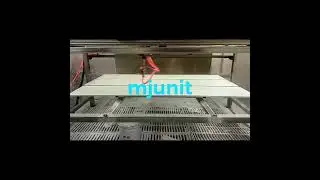 mjunit full-automatic door panel painting production line gantry xyz 3 axis synchronous belt linear