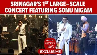 Sonu Nigam Concert | NDTV Good Times Brings Srinagar's 1st Large-Scale Concert Featuring Sonu Nigam