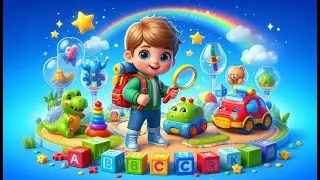 Toy Learning Games & Color Experiments! | ABC 123 Adventure for Kids