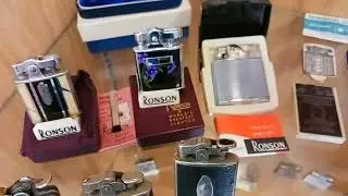 June 2025 Display Case - Vintage Lighter Collection, Dave Varga