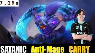 🤯SATANIC[Anti-Mage] HC 7.39e- DOTA 2 HIGHEST MMR MATCH#dota2gameplay  #dota2