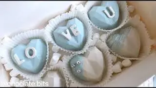 Geometric Heart Cakesicles Tutorial