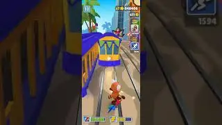 Subway surfers new  cat man excellent rocket speed game #subwaysurfers #subway #viralvideo #games