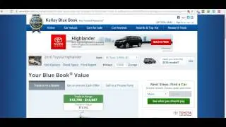 Toyota Kelley Blue Book